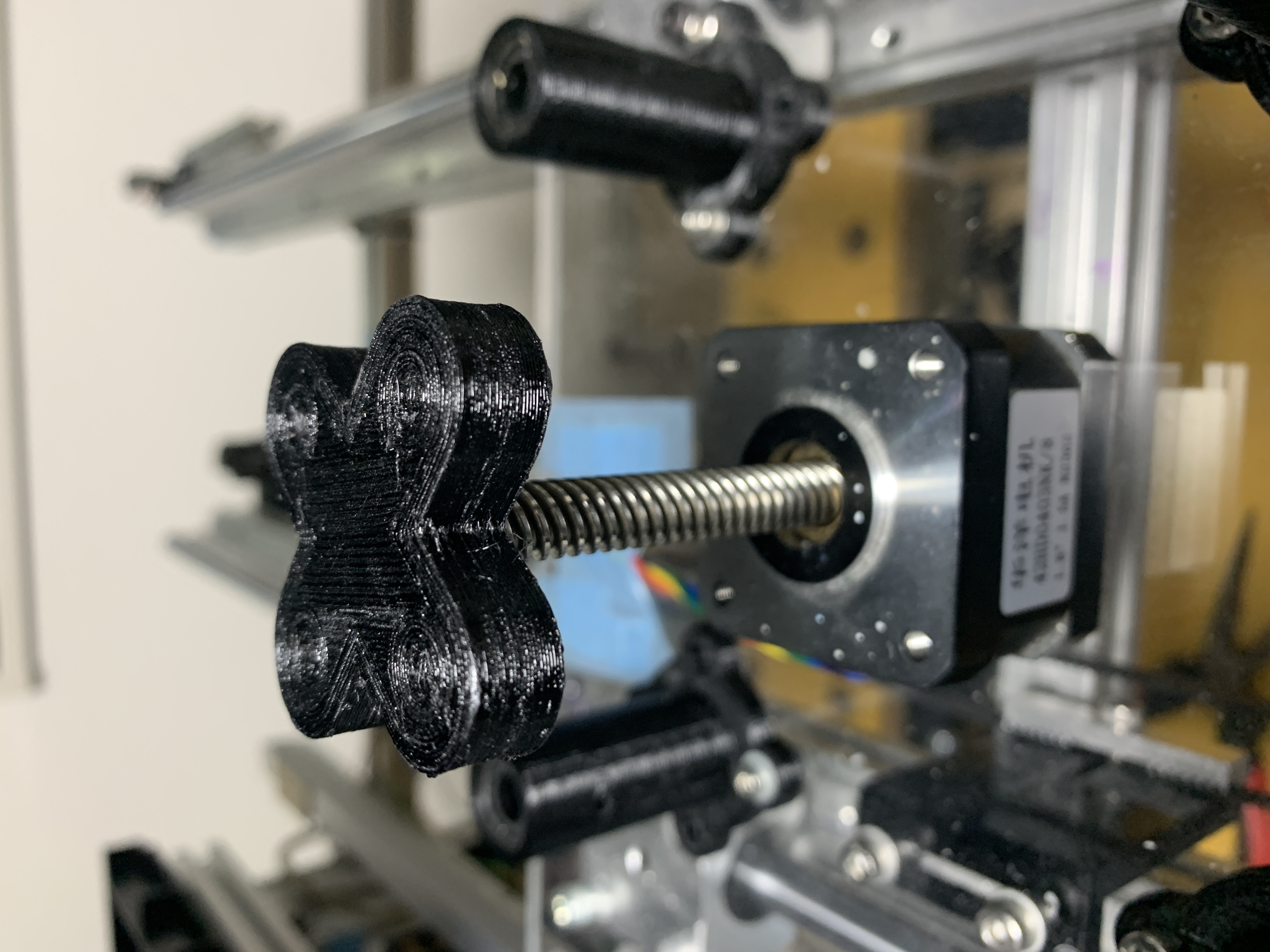 Middle Platen Stepper Motor Lead Guide